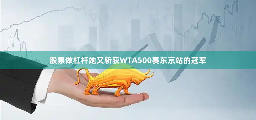 股票做杠杆她又斩获WTA500赛东京站的冠军